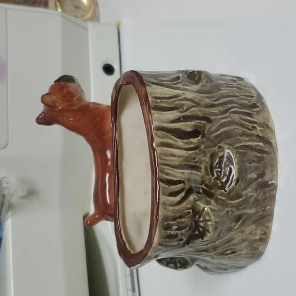 Small Vintage made in Japan Boxer Dog planter - Picture 3 of 7